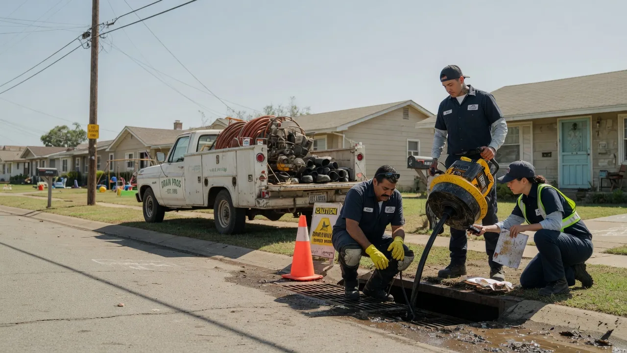 Drain Cleaning in Sheridan, TX near me